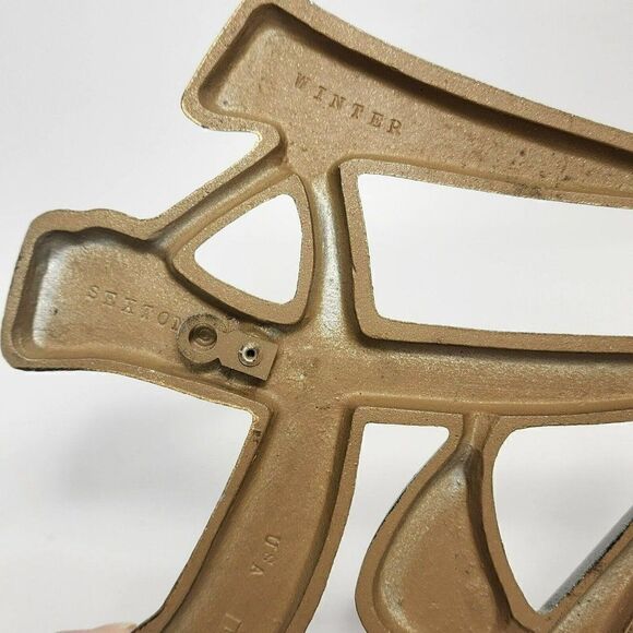 Vtg Sexton Winter & Spring  Season Symbols Character Metal Wall Hanging Decor - Picture 6 of 11